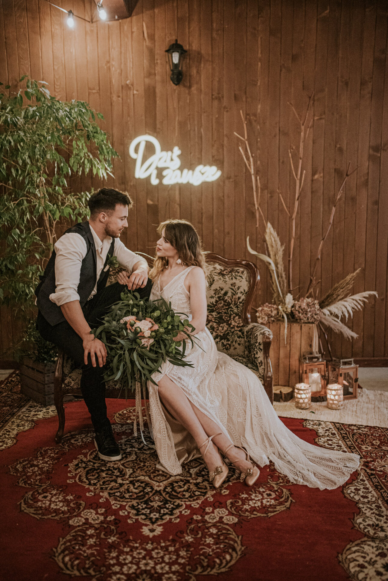 SAW 6776 Stylizowana sesja ślubna w stylu "Rock!"