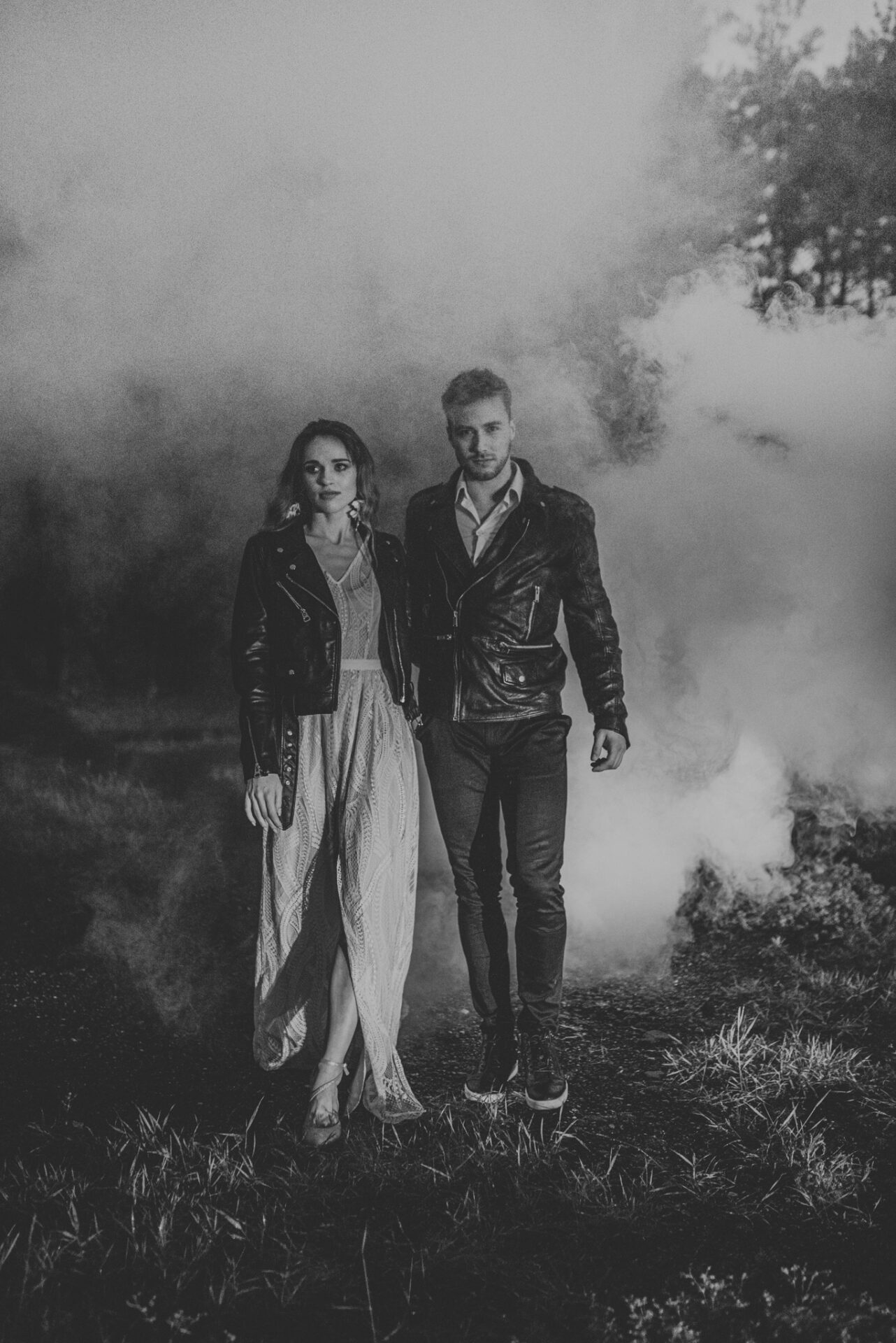 SAW 7089 Stylizowana sesja ślubna w stylu "Rock!"